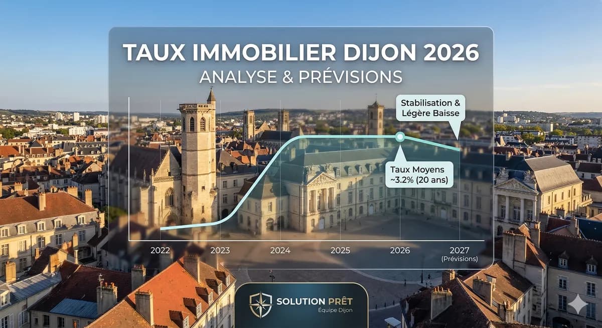 Taux immobilier à Dijon en 2026 : analyse et prévisions
